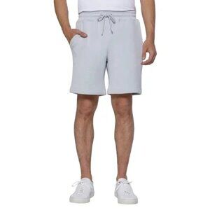 NEW Infinity Men's M E-Waist Drawstring Shorts Gray Ultra Soft 4 way stretch